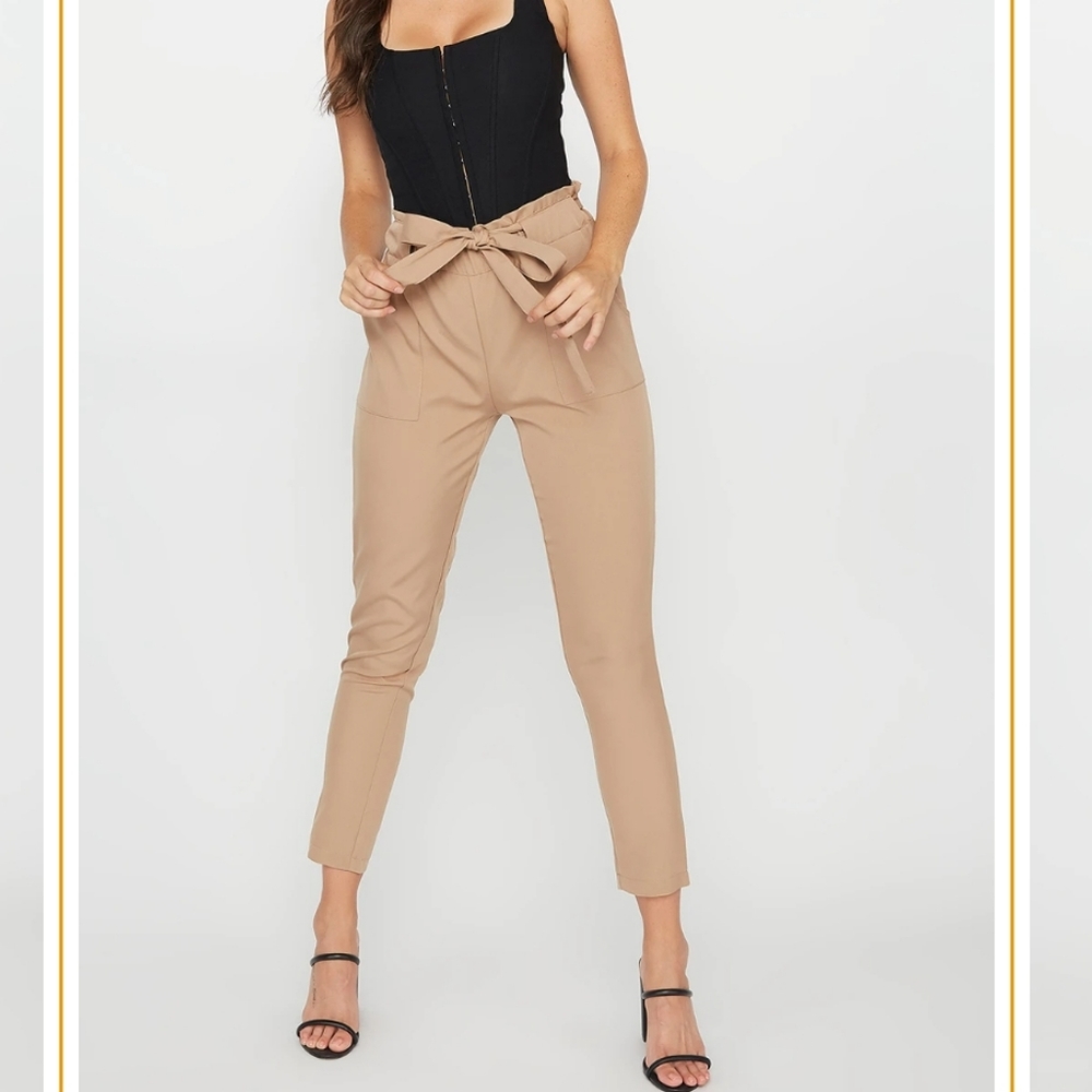 Self tie Paperbag pant